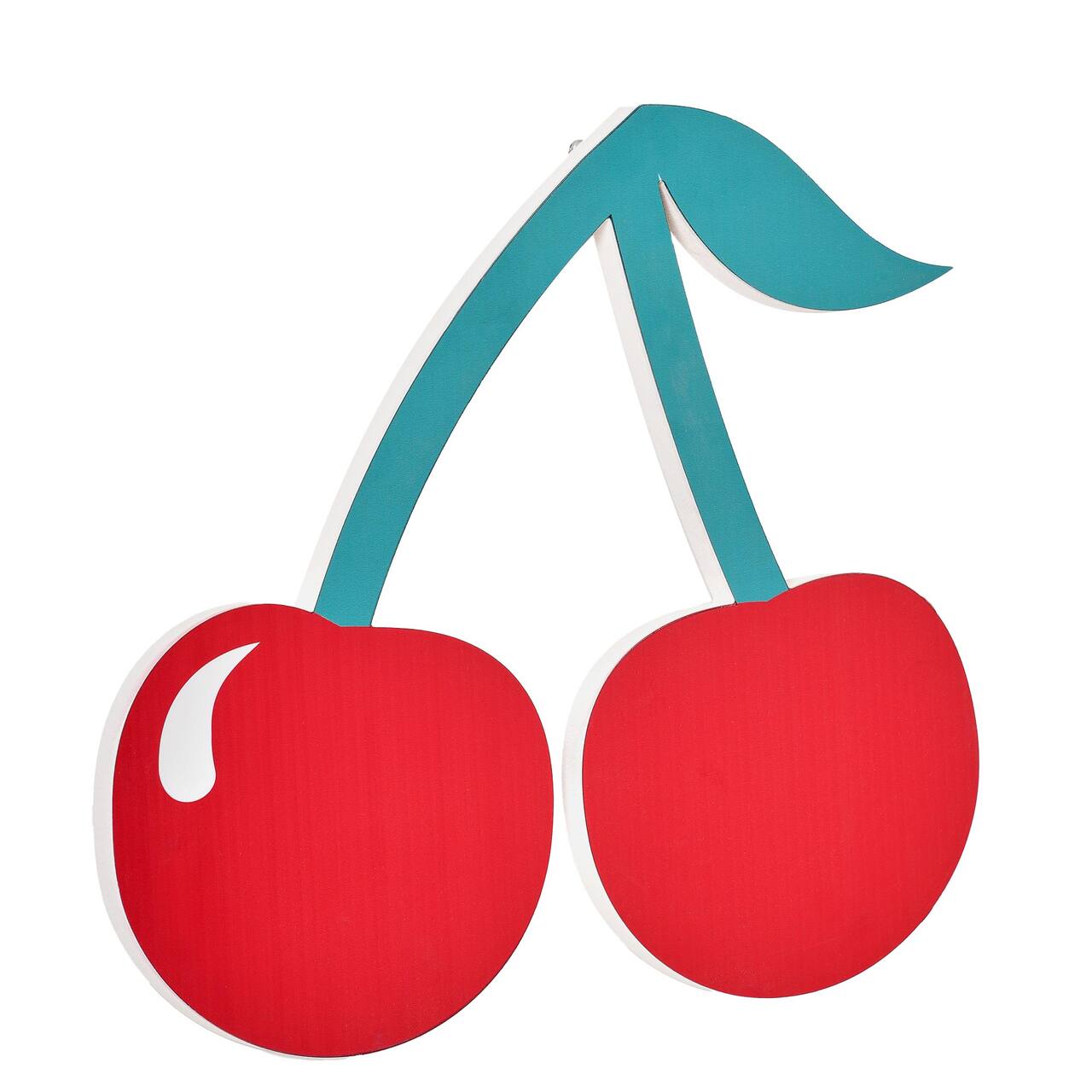 American Art Decor Tipsy Cherries Wall Plaque - 20" x 18" x 8.75"